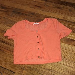 Orange tshirt NWOT